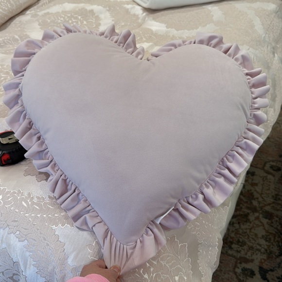 LARGE HEART SHAPED THROUGH PILLOW BY LILLIAN AUGUST HOME - Picture 10 of 11